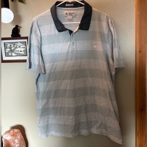 Original Penguin Men's Striped Polo Shirt - Men’s XL Slim Fit